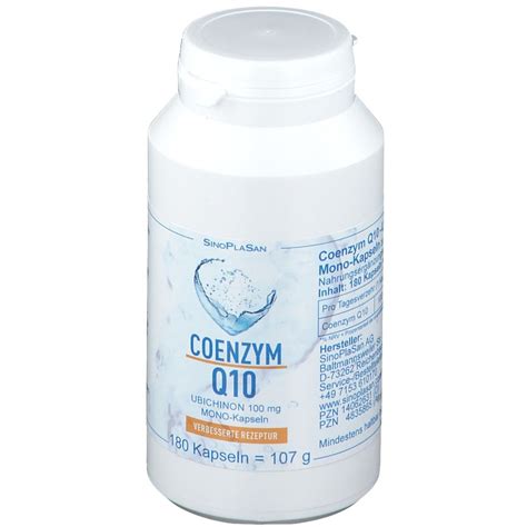 SinoPlaSan Coenzym Q10 100 Mg 180 St Shop Apotheke At