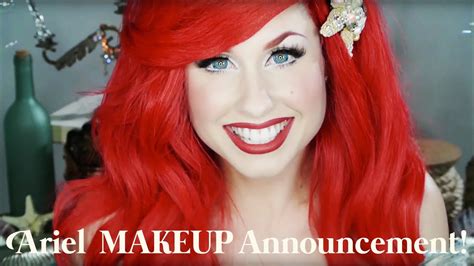 Ariel Makeup Tutorial Announcement Youtube