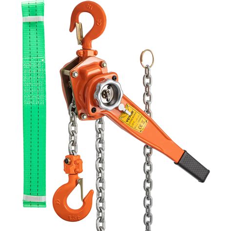 Buy Vevor Lever Chain Hoist Ton Lbs Capacity Ratchet Puller