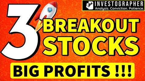 Breakout Stocks For The Week Swing Trading Investographer Youtube