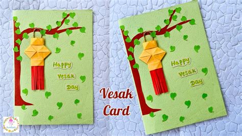 How To Make A Vesak Card Easy Vesak Card Idea Vesak 2024 Youtube