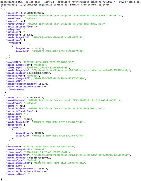 Analysis of Apple Unified Logs: Quarantine Edition [Entry 7