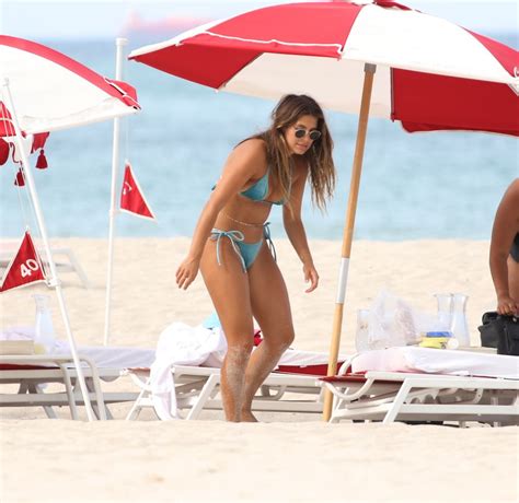 SARAH KOHAN In Bikini At A Beach In Miami HawtCelebs