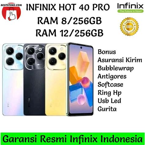 Jual Infinix Hot 40 Pro Ram 8 256gb 12 256gb Garansi Resmi Infinix