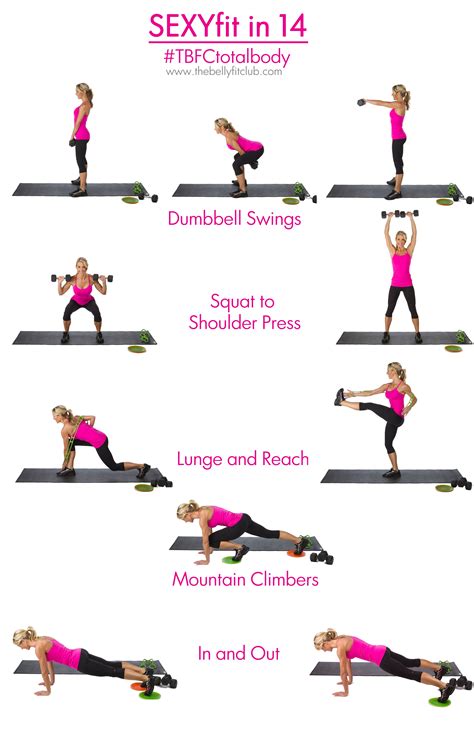 Day Five Of Sexyfit In 14 ♥ The Belly Fit Club Total Body Workout Whole Body Workouts