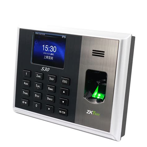 Usd 23640 Zkteco Fingerprint Recognition Attendance Terminal S30