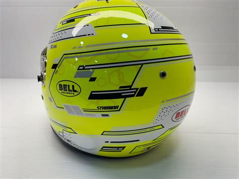 Bell RS7 K Snell K2020 Approved Kart Karting Race Helmet Stamina Yellow