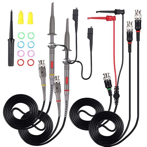 Daoki Pcs P Oscilloscope Probe Kit Mhz Scope Clip Test Probe