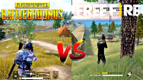 Pubg Mobile Vs Garena Free Fire Battle Royal Games YouTube