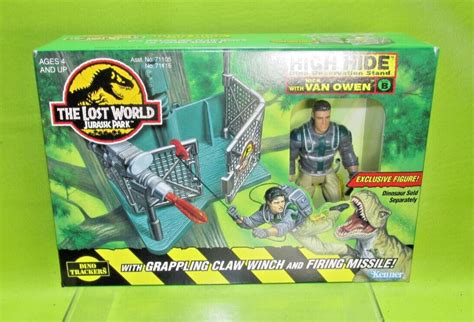 The Lost World Jurassic Park High Hide Dino Stand Nick Van Owen