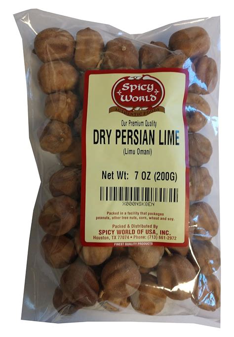 Amazon Spicy World Dried Persian Limes Lime Omani Ounce Bag