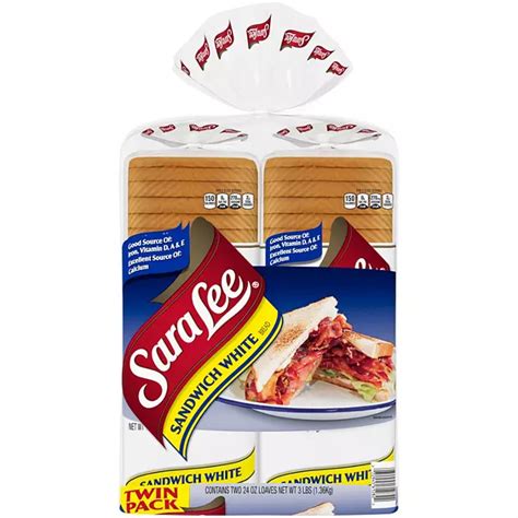 Sara Lee Sandwich White Bread 24 Oz 2 Pk Sams Club