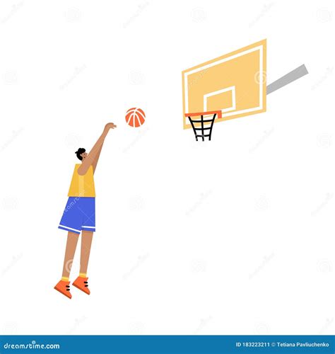 Ilustración Vectorial De Baloncesto Ilustración del Vector