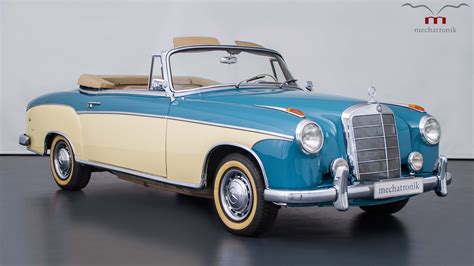 1953 Mercedes Benz Ponton 220 S Cabriolet First Ever Produced