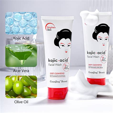 Guanjing Beauty Kojic Acid Facial Wash Beautygirl Pk