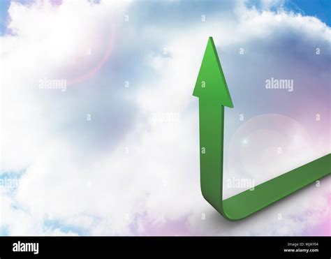 Green Arrow Pointing Up Hi Res Stock Photography And Images Alamy