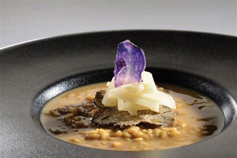 Risotto Met Vacherin Fribourgeois AOP Geparfumeerd Met Luikse Siroop En