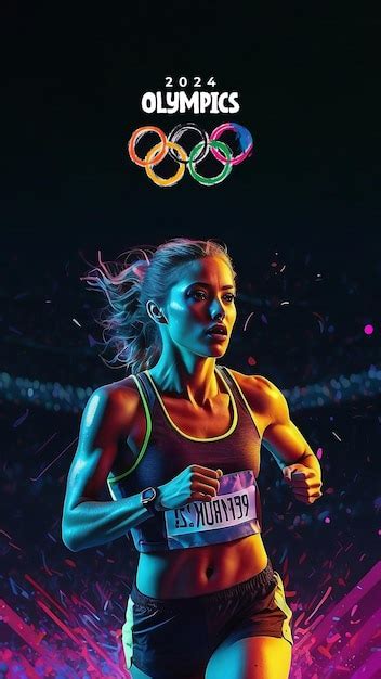 Ilustraci N De Las Olimpiadas Modernas De Un Atleta Fuerte Corriendo En