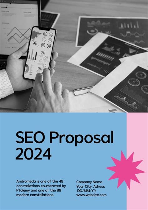 Edit This Colorful Modern Seo Proposal Template In Minutes