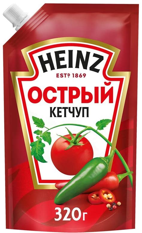 Кетчуп Heinz Острый 320г 1шт - купить с доставкой по выгодным ценам в ...