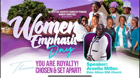 Penwood Sda Church Women Emphasis Day You Are Royalty Chosen Set