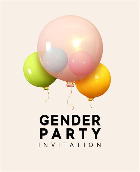 Gender Feest Realistische Heliumballonnen Grote Transparante