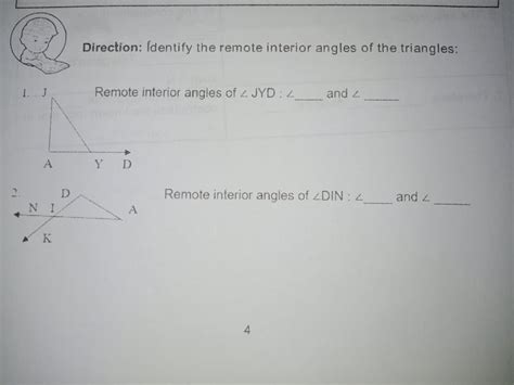 Remote Interior Angles