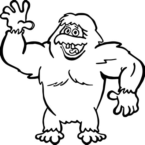 Abominable Snowman Drawing | Free download on ClipArtMag