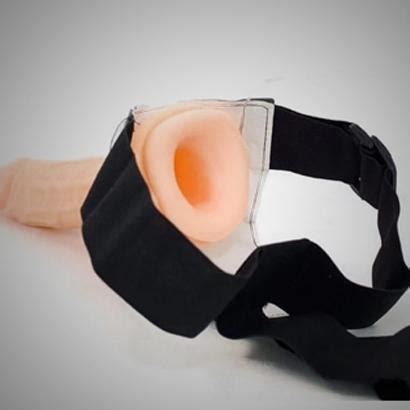 Hollow Strap On Dildo With Vibration THE NAUGHTY STORE