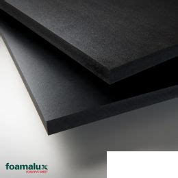 Foamalux Eco PVC Foam Black Matt 2440x1220x5mm 1PE Amari Plastics