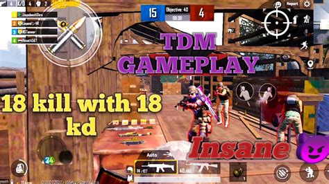 TDM GAMEPLAY HIGHEST KD IN TDM HIGHEST KILL IN PUBG MOBILE YouTube