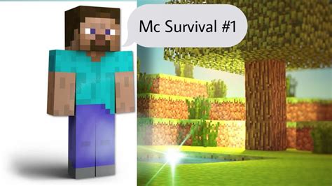 Minecraft Survival 1 Lepianka Z Kowala W Wiosce YouTube