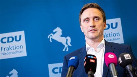 Sebastian Lechner Neuer CDU Fraktionsvorsitzender Im Landtag NDR De