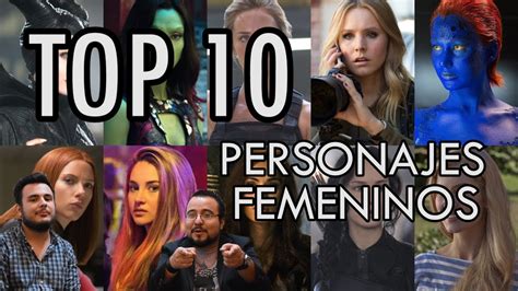 Top Los Mejores Personajes Femeninos Youtube