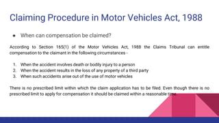 Road Accident Compensation Claim I Ppt