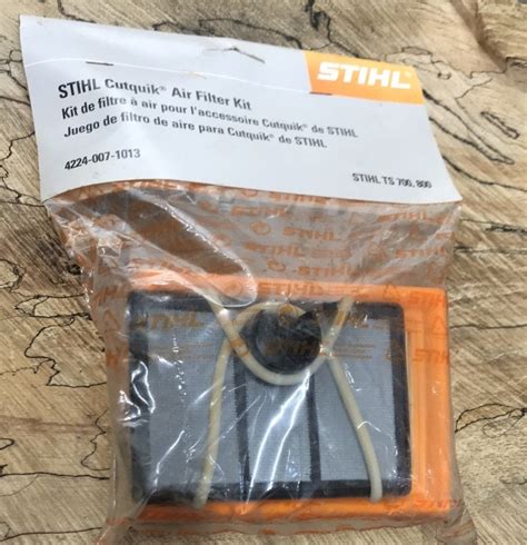 Stihl Ts700 Cut Off Saw Air Filter Kit New 4224 007 1013 St 202b