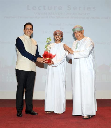 Indian Embassy in Oman holds 2nd lecture under ‘From Mandvi to Muscat ...