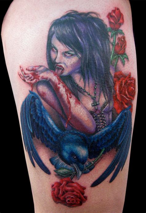 Vampire Tattoos Designs, Ideas and Meaning - Tattoos For You