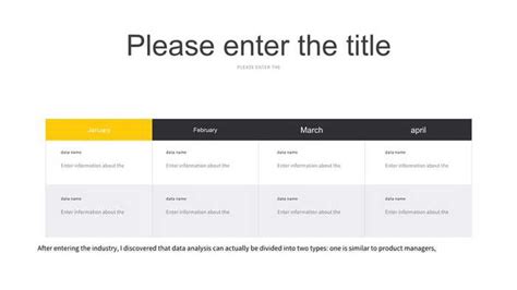 Yellow And Black Bar Chart Powerpoint Template Free Download Pikbest