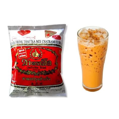 Thai Tea Chatramue Repackage Gr Teh Thailand Makanan Minuman