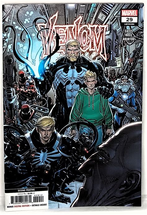 Venom 29 Luke Ross 2nd Print Variant Cover Venom Beyond Marvel Comics