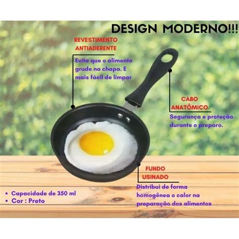 Frigideira Que Não Gruda Ovo - Frigideira Antiaderente 12cm Tamanho Ideal 1 Ovo Não Gruda | Shopee Brasil
