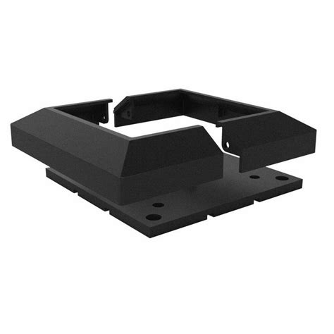 Barrette Outdoor Living VersaRail 4 25 In X 4 25 In Matte Black