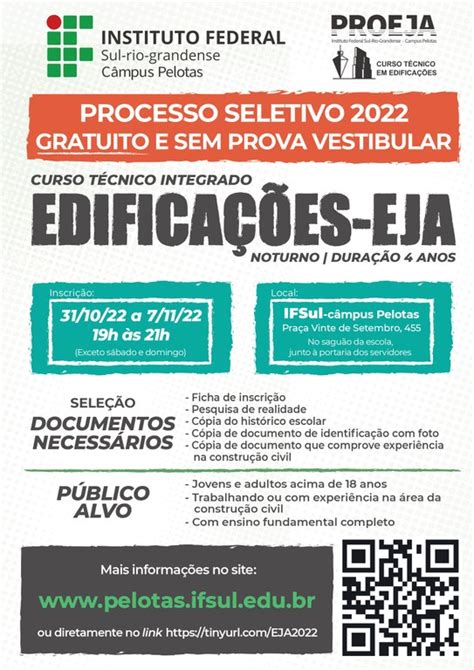 C Mpus Pelotas Abre Processo Seletivo Para Curso T Cnico Em Edifica Es