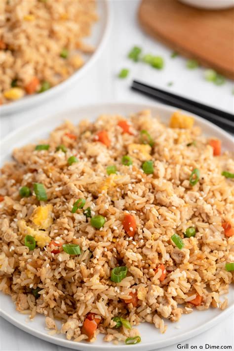 Blackstone Ground Chicken Fried Rice Grillonadime