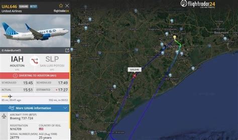 Vuelo Desde Houston A Slp Fue Obligado A Regresar