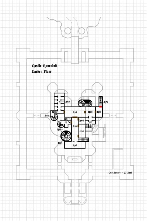 Map of castle ravenloft - taiabanana