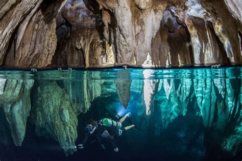 Underwater Caves With Air Pockets