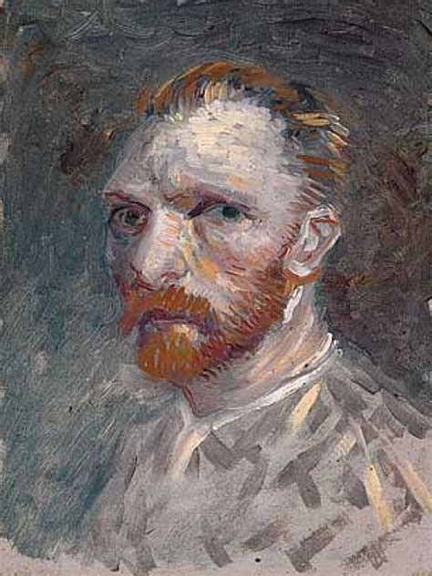 Vincent Van Gogh First Self Portrait 1886 Van Gogh Self Portrait