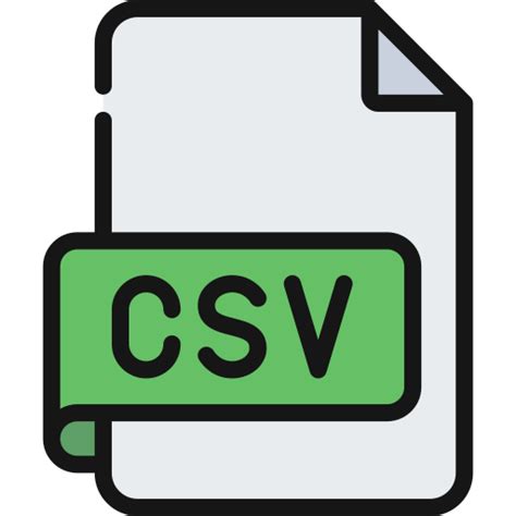 Csv file - Free files and folders icons